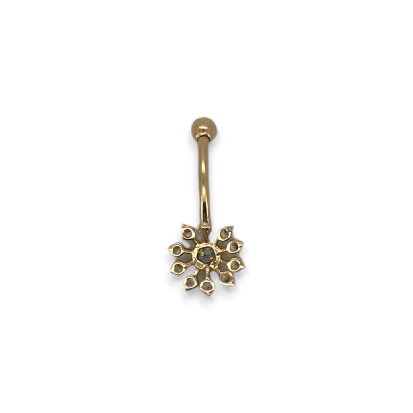 Belly Piercing - 14K Yellow Gold