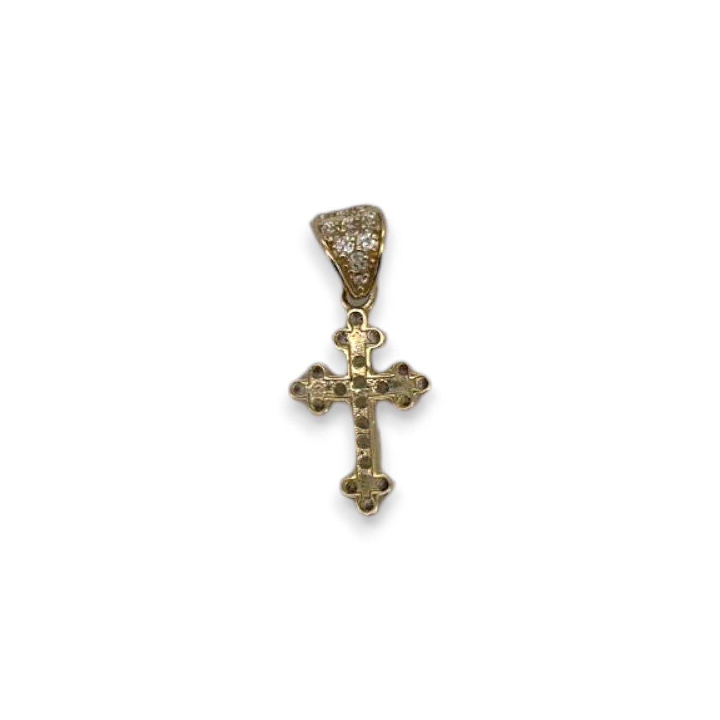 Cross Pendant - 14K Yellow Gold