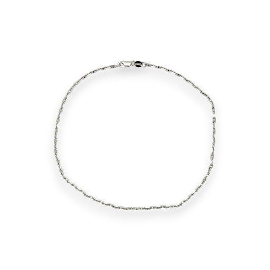 Anklet - 10K White Gold