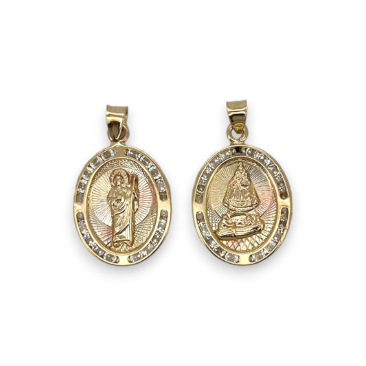 Religious 2 Styles Pendants - 14K Yellow Gold