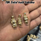 10K Solid Gold Labu Charm Pendant – Trending Minimalist Jewelry