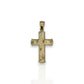 Cross Pendant - 10K Yellow Gold