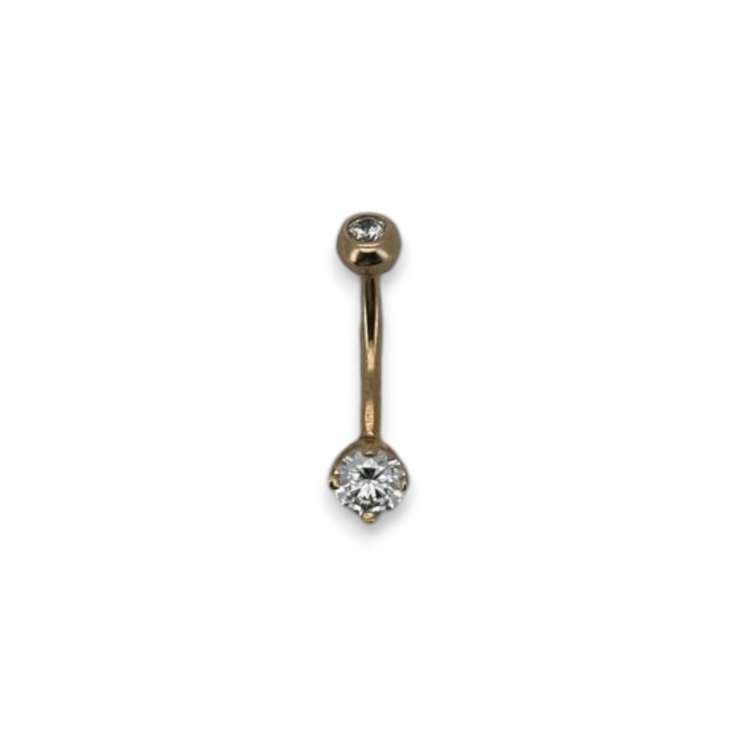 Belly Piercing - 14K Yellow Gold