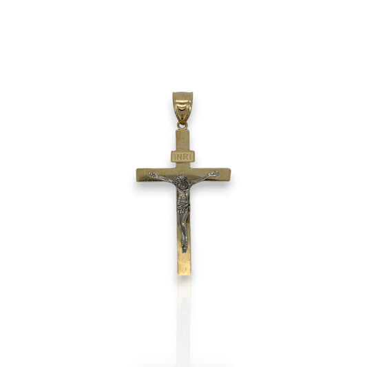 Jesus Pendant - 10K Two Tone