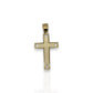 Cross Pendant - 10K Yellow Gold