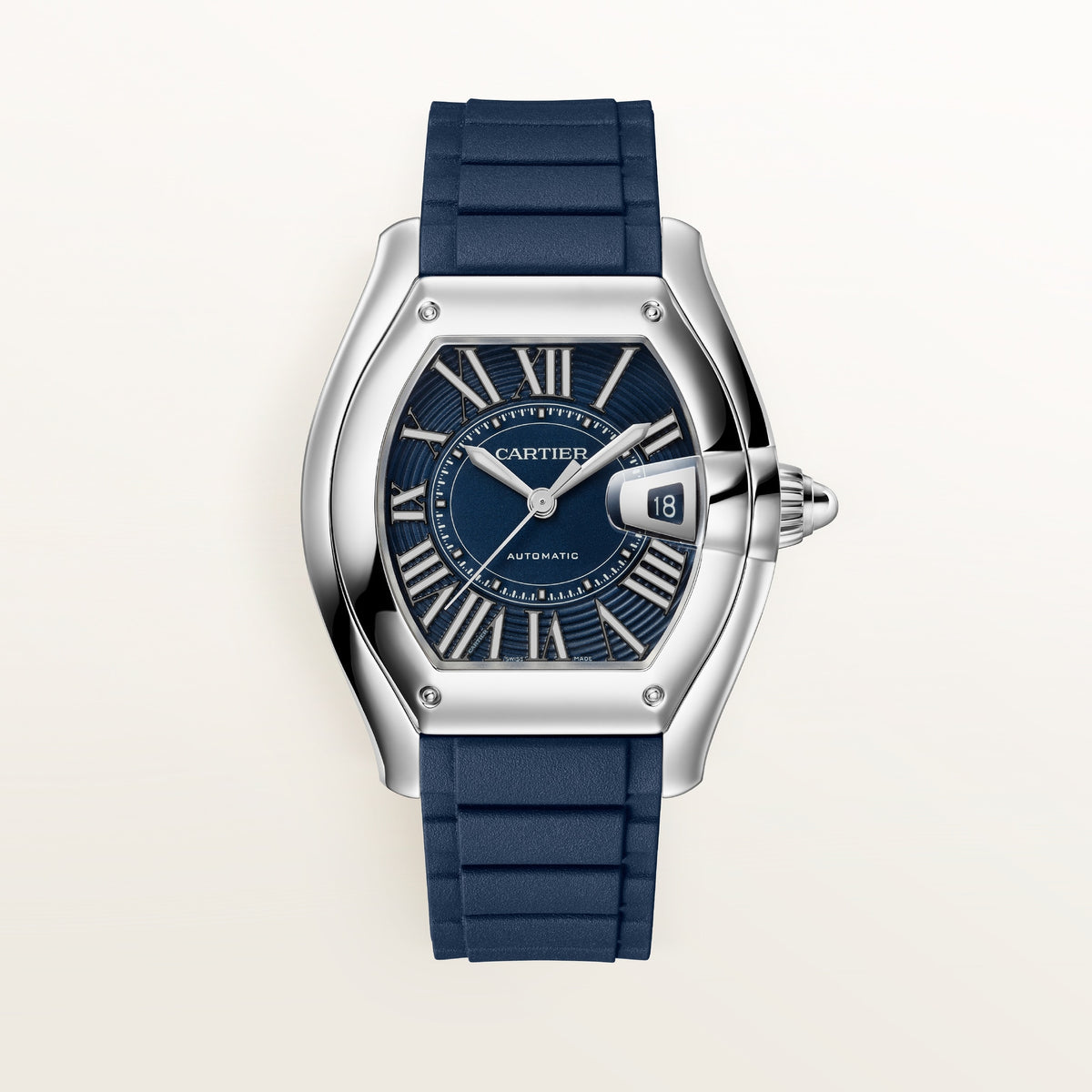 Cartier Roadster WSRD0014 - Large model Steel, Blue PVD Dial, Steel bracelet