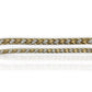 Twist diamond cut bracelet - 10k yellow gold