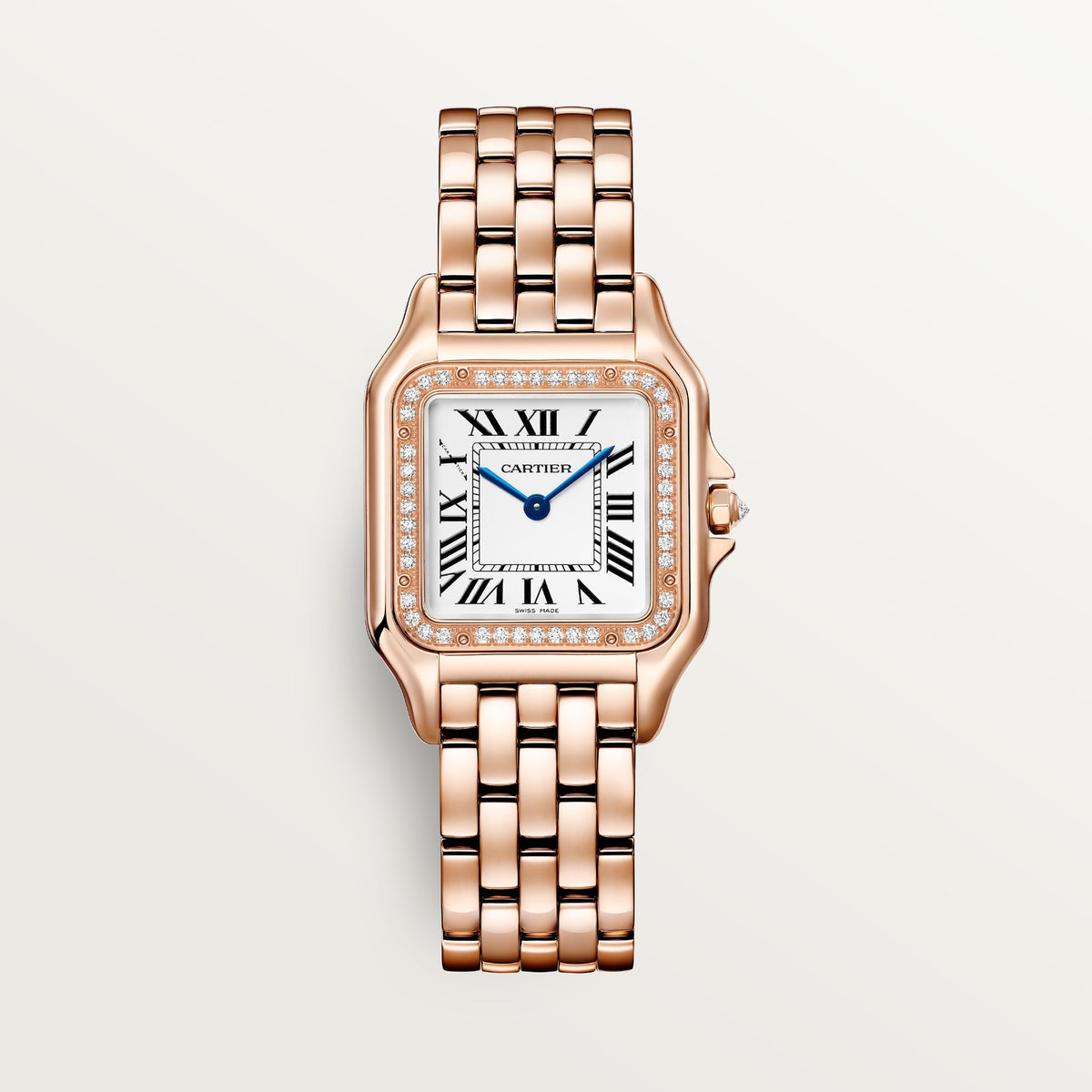 Cartier Panthère de Cartier WJPN0088 - Medium model Rose gold, Silvered Dial, Rose gold bracelet