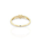 Heart Ring CZ - 10K Yellow Gold