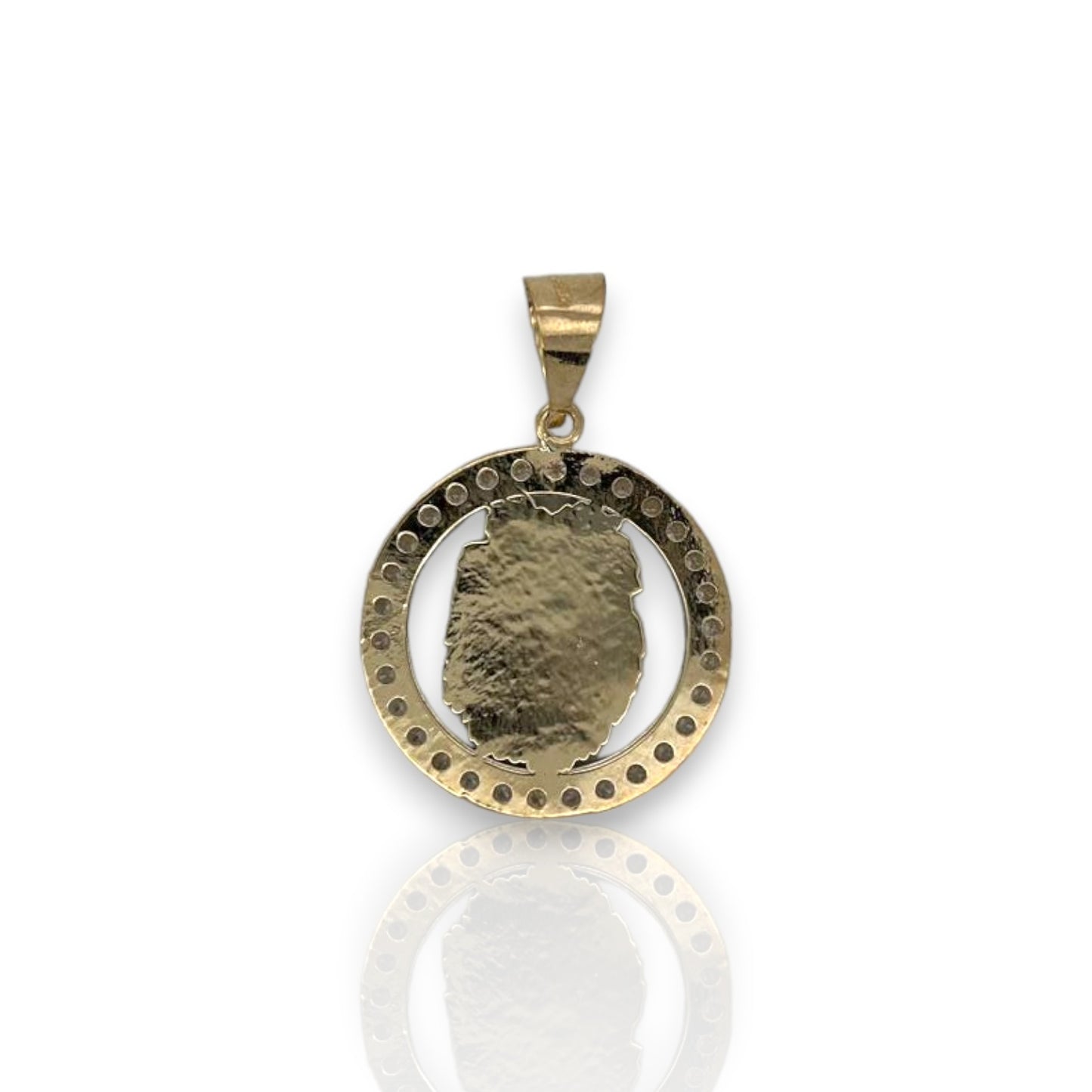 Medallion Lion Head - 10K Yellow Gold