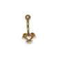 Belly Piercing - 14K Yellow Gold