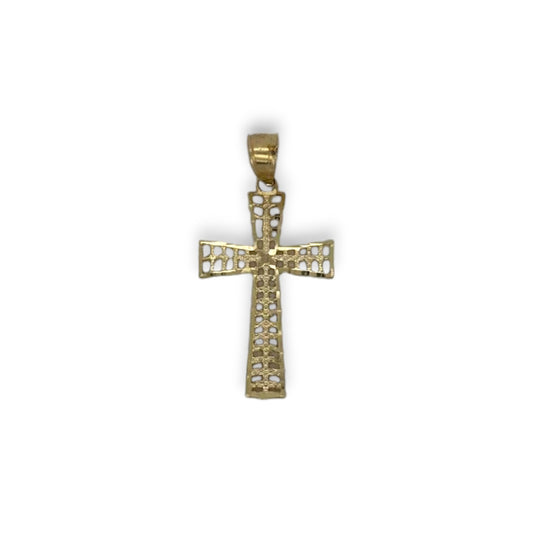 Cross Pendant - 10K Yellow Gold