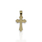 Cross Pendant - 10K Yellow Gold