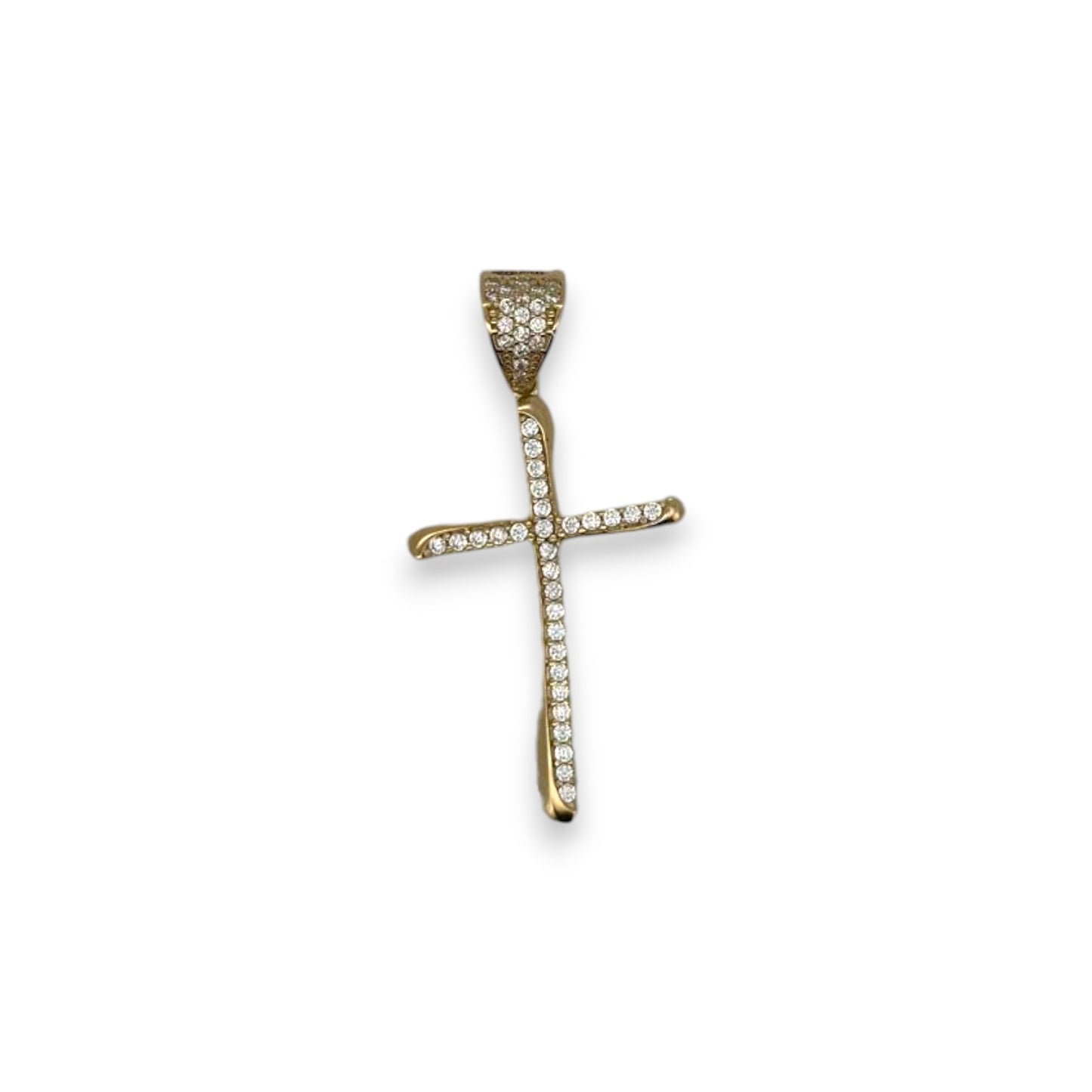 Cross Pendant - 14K Yellow Gold