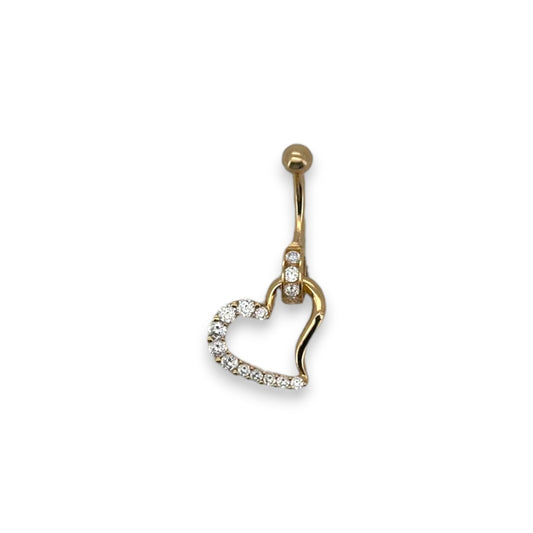 Belly Piercing - 14K Yellow Gold