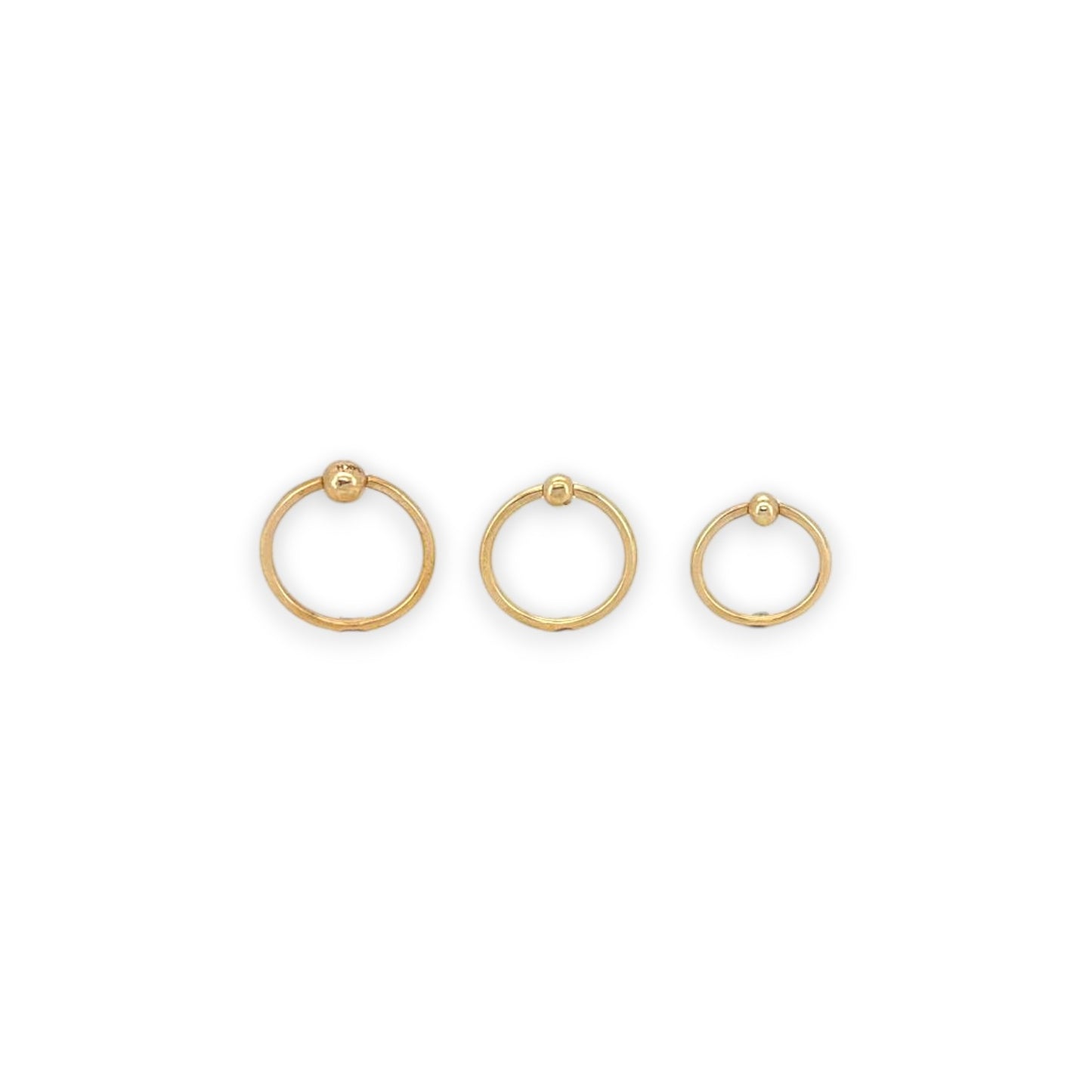 Nose Ring - 14K Yellow Gold