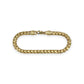 Franco Chain Bracelet 10K Yellow Gold - Solid
