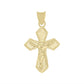 Cross Pendant - 10K Yellow Gold