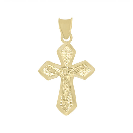 Cross Pendant - 10K Yellow Gold