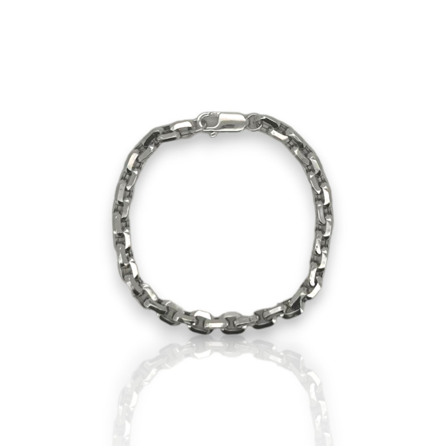 Bracelet Anchor Chain - 10K White Gold