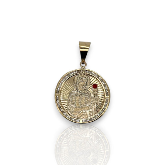 Medallion Virgin De La Altagracia - 10K Yellow Gold