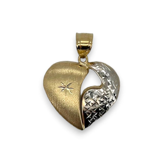 Heart Pendant - 14K Yellow Gold