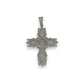 Cross Pendant - 10K Two Tone