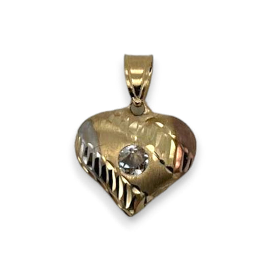 Heart Pendant - 14K Yellow Gold