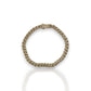 Pave Link Cz Bracelet - 10K Yellow Gold