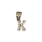 Initials CZ Pendant - 14K Yellow Gold