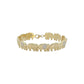Elephant bracelet - 10k two tone gold