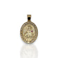 Medallion Virgin Mary - 10K Yellow Gold