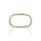 10K Fully Solid Miami Link Anklet - 10K Yellow Gold