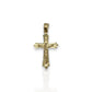 Cross Pendant - 10K Yellow Gold