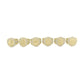 Zodiac Sign CZ Rings - 10K Yellow Gold