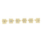 Initials Ring - 10K Yellow Gold