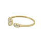 Infinity Ring CZ - 10K Yellow Gold