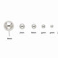14k Yellow Gold Ball Stud Earrings with Screwbacks 3mm, 4mm, 5mm, 6mm, 7mm, 8mm, Sleeper earrings, Unisex gold earrings