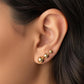 14k Yellow Gold Ball Stud Earrings with Screwbacks 3mm, 4mm, 5mm, 6mm, 7mm, 8mm, Sleeper earrings, Unisex gold earrings
