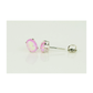 14K Yellow and White Gold Oval Opal Stud Earrings with Screw Back
