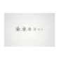14K Yellow Gold Round CZ Stud Earrings with Screw Back - 2.0mm to 7.0mm