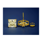 14K Yellow Gold Square CZ Stud Earrings with Screw Back - 3x3mm to 10x10mm