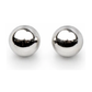 14K White Gold Ball Stud Earrings with Screw Back - 3mm to 8mm