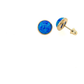 14K Yellow Gold Opal Stud Earrings with Screw Back - 3mm to 8mm
