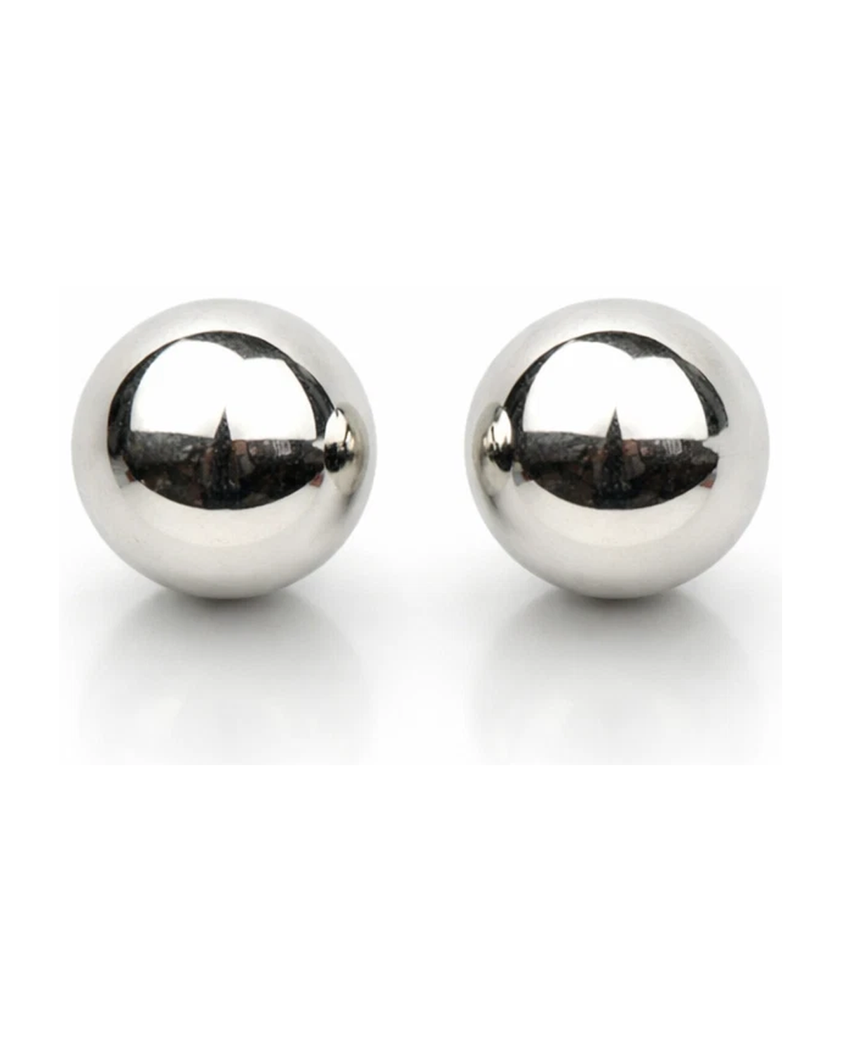 14K White Gold Ball Stud Earrings with Screw Back - 3mm to 8mm