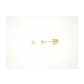 14K Yellow Gold Round CZ Stud Earrings with Screw Back - 2.0mm to 7.0mm
