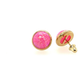 14K Yellow Gold Opal Stud Earrings with Screw Back - 3mm to 8mm