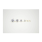 14K Yellow Gold Round CZ Stud Earrings with Screw Back - 2.0mm to 7.0mm