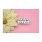 14K White Gold Square Princess Cut CZ Stud Earrings with Screw Back - 3mm to 7mm