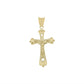 Cross Pendant - 10K Yellow Gold